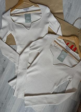 Кофта в рубчик h&m 4