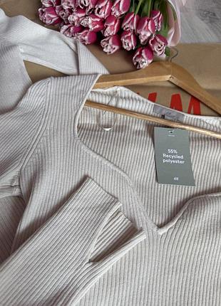 Кофта в рубчик h&m 3