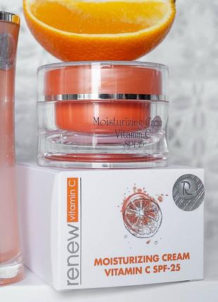 Vitamin c cream vitamin c spf-25 renew🍋крем з активним вітаміном антиоксидант ренью