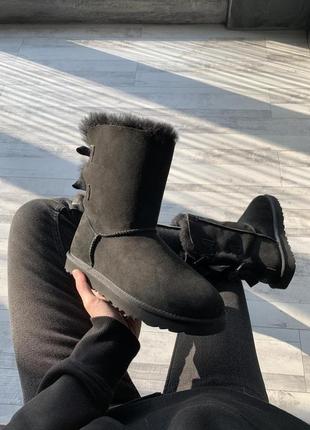 Ugg bailey bow black 🆕 шикарные женские угги 🆕 купить наложенный платёж8 фото