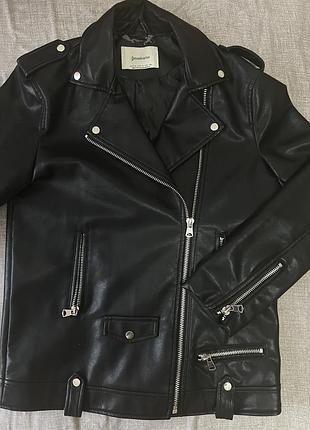 Шкіряна куртка авіатор