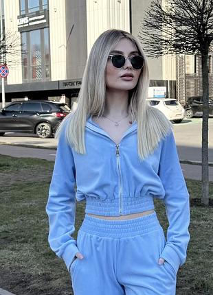 Спортивний костюм оверсайс зі штанами палаццо