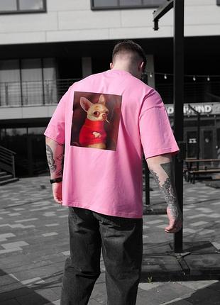 Трендовая оверсайз-футболка, парная футболка