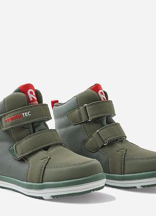 Дитячі демисезонні черевики reima patter 5400095a-8920 25 темно-зелені