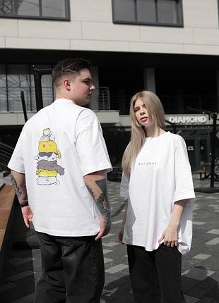 Футболка базовая оверсайз, парные футболки3 фото