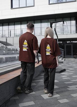 Футболка базовая оверсайз, парные футболки5 фото