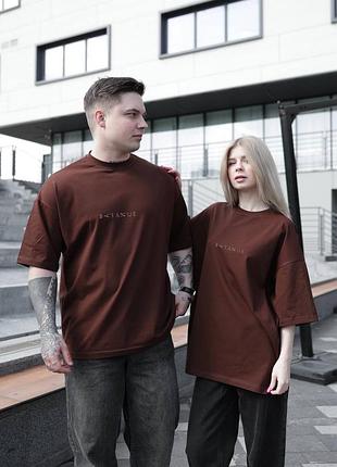 Футболка базовая оверсайз, парные футболки6 фото