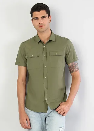 Рубашка хаки colin's