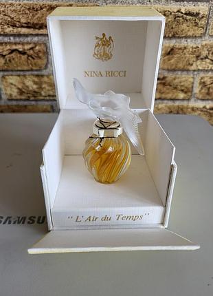 Nina ricci parfum два голуба, хрусталь, флакон lalique опечатаны