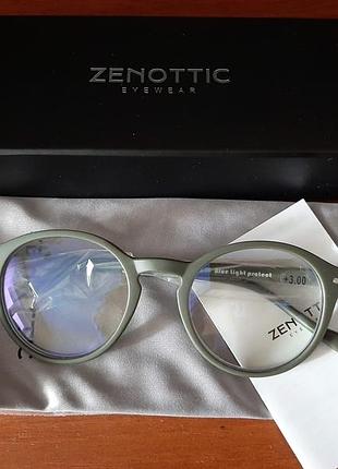 Очки для чтения плюс 3 anti-blue light