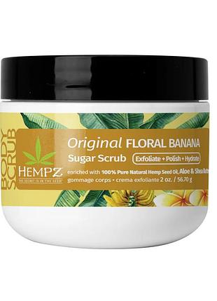 Скраб для тіла банан hempz original floral banana herbal sugar scrub