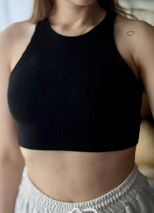 Топ черный