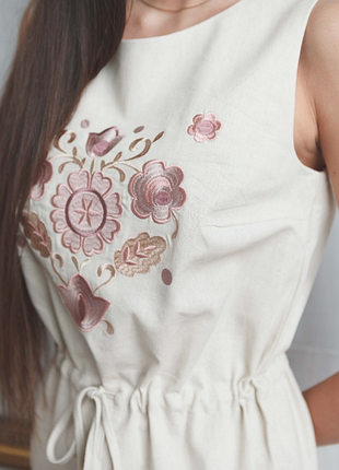 Жіноча сукня плаття україна вв151 100% льон