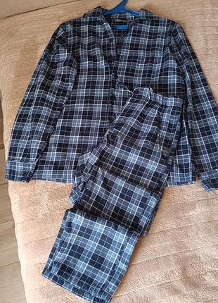 Чоловіча піжама manor в клітинку розмір s