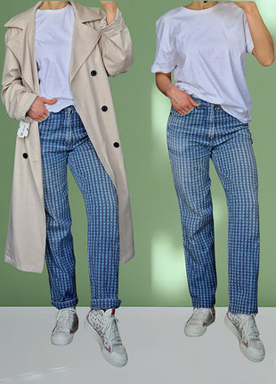 Женские джинсы бойфренд высокая посадка джинсы прямого кроя джинсы сигареты голубые джинсы