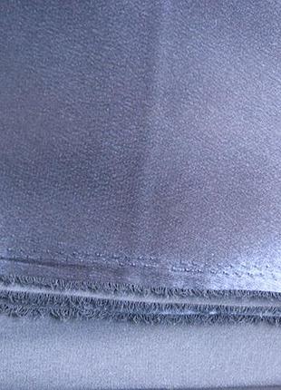 Ткань атлас синий креп костюмный 1.5 на 1.98 м
