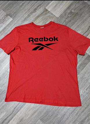 Мужская красная футболка reebok размер 2xl - 3xl