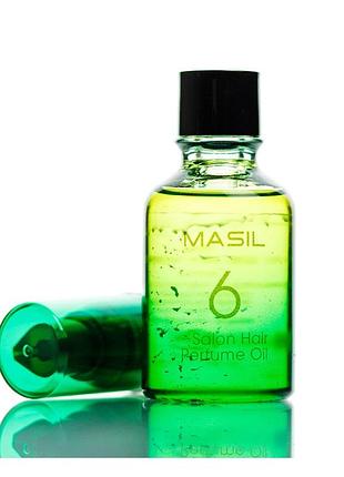 Парфюмированое масло для восстановления и защиты волос masil 6 salon hair perfume oil