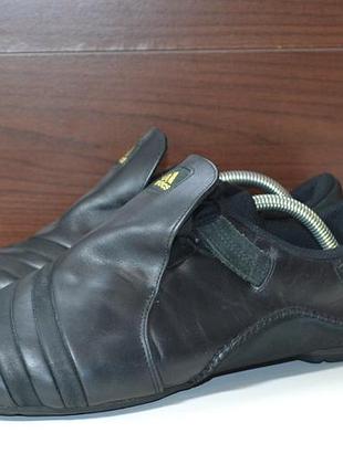 Adidas 44р кроссовки мокасины кожаные сникерсы оригинал