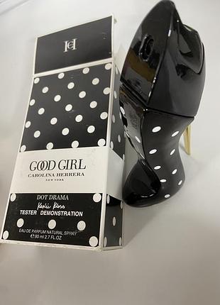 Carolina herrera good girl dot drama edp 80ml тестер, випари