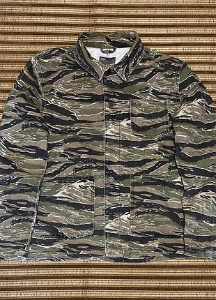 Овершот asos camo overshirt in camo print shirt jacket рубашка/куртка/ветровка