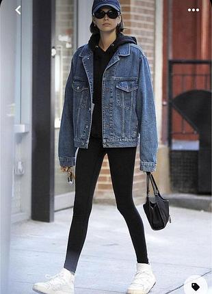 М размер, джинсовая классическая куртка zara