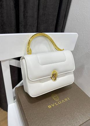 Шкіряна сумка bvlgari