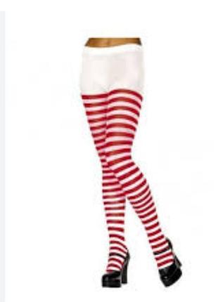 Колготи на дівчинку 12-14 років капронові у смужку dr.seuss