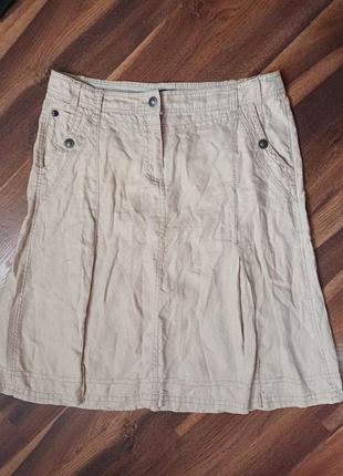 Юбка из льна