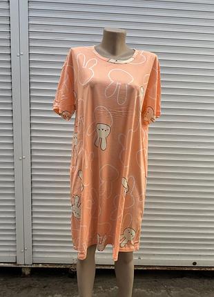 Нічна сорочка туніка сукня для дому ночнушка туника домашнее платье