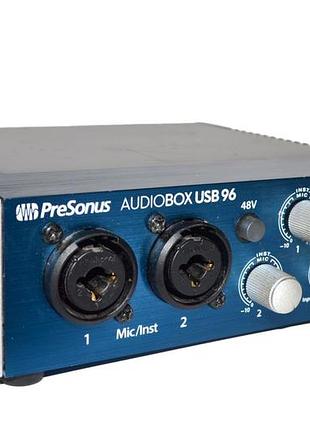 Usb аудио интерфейс presonus audiobox usb 96 25th