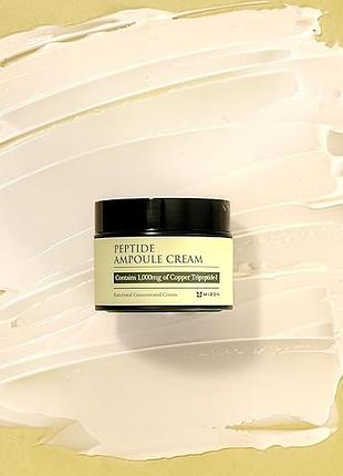 Омолоджуючий пептидний крем для обличчя mizon peptide ampoule cream