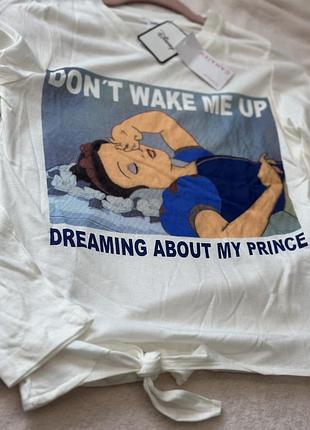 Лонгслів  з принтом  розмір s