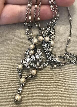 Monet красиве кольє з перлинами американський вінтаж