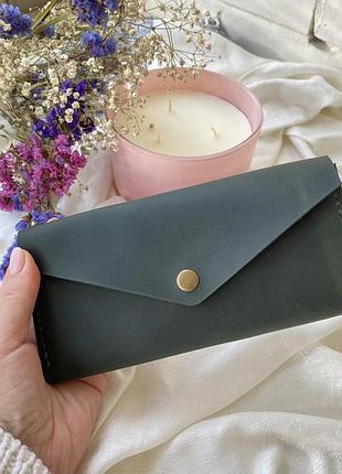Женский кожаный кошелек stedley классик ручной работы