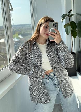 Легка бавовняна сорочка з чоловічого плеча 1+1=3