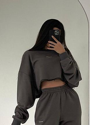 Спортивний костюм з обрізаним краєм (підшитий)