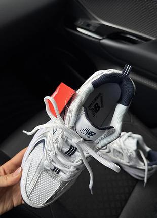 Кросівки new balance 530 white silver navy6 фото