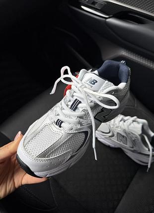 Кросівки new balance 530 white silver navy5 фото