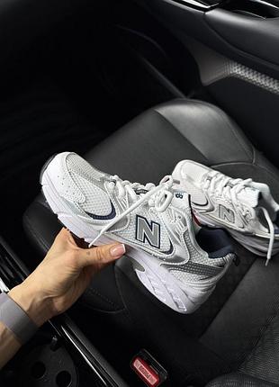 Кросівки new balance 530 white silver navy2 фото