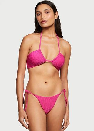 Купальник victoria’s secret pink mix match multiway halter bikini top & cheeky
