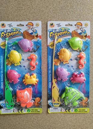 Риболовля дитячі об'ємні рибки 6 шт. риболівлю