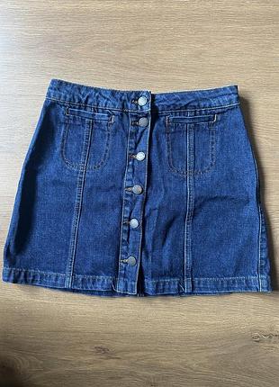Джинсова спідниця жіноча xs/s