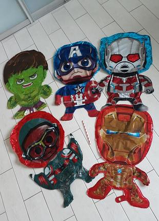 Шарики, шарики фольгированные супергерои marvel