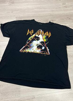 Футболка мерч рок def leppard