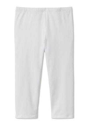 Уцінка легінси довжиною 3/4, розмір 146-152,білий