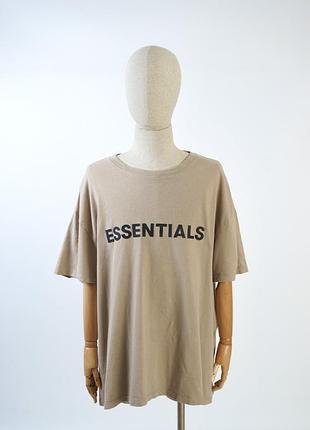 Essentials essentials fear of god fog футболка з великим лого xl