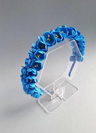 Голубой ободок