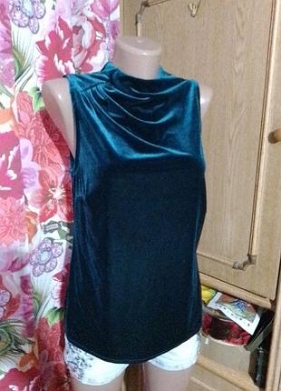 Блуза велюр