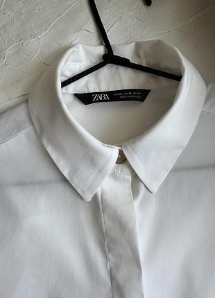 Белая рубашка zara, 6
